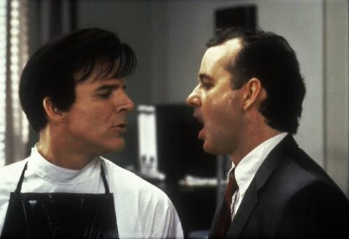 Dentist and patient scene from Little Shop of Horrors